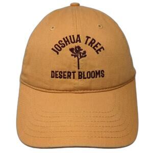 Mighty Fine Joshua Tree Desert Blooms Orange Baseball Cap Slideback Hat OS